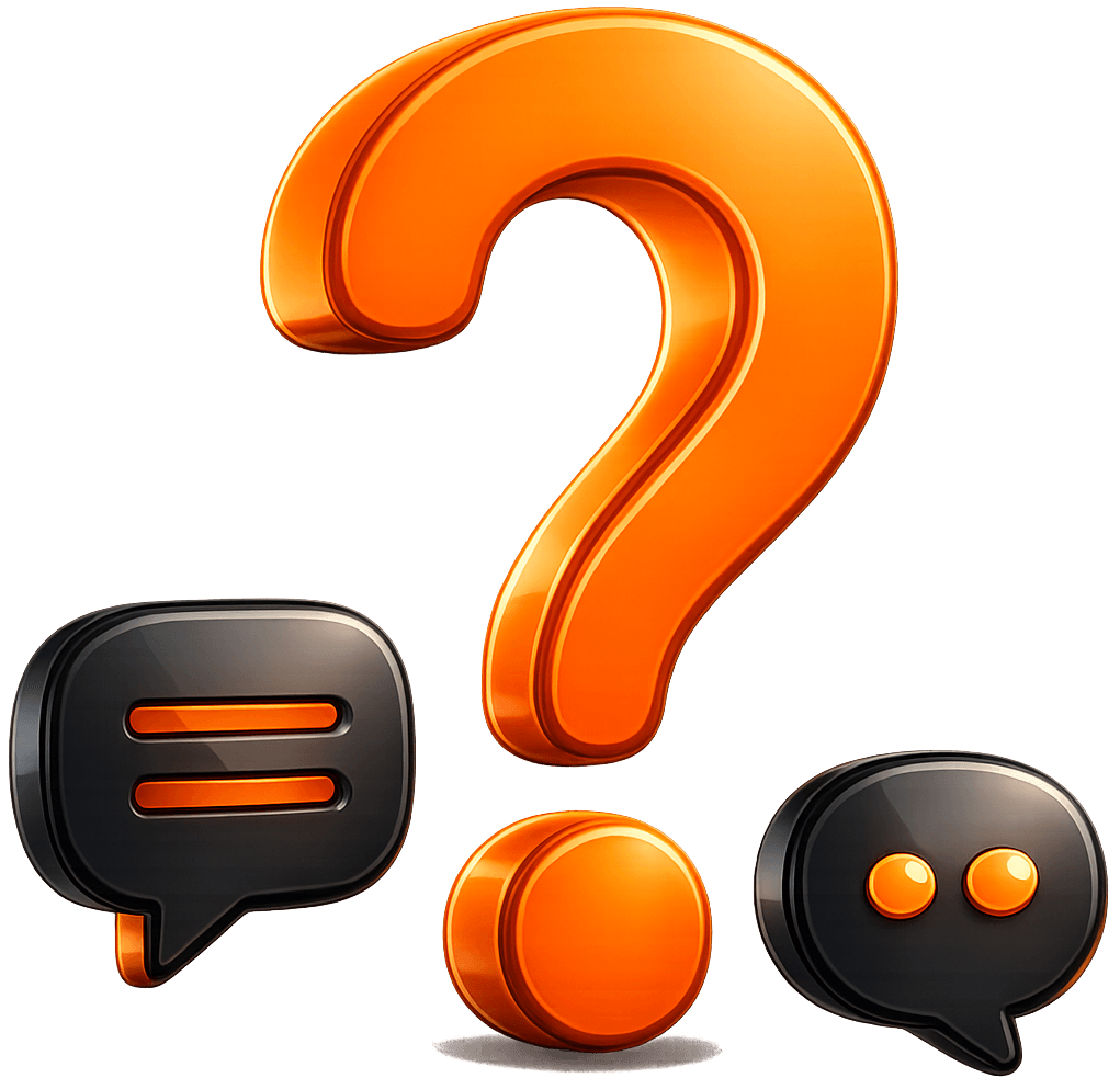 FAQ 3D Illustration